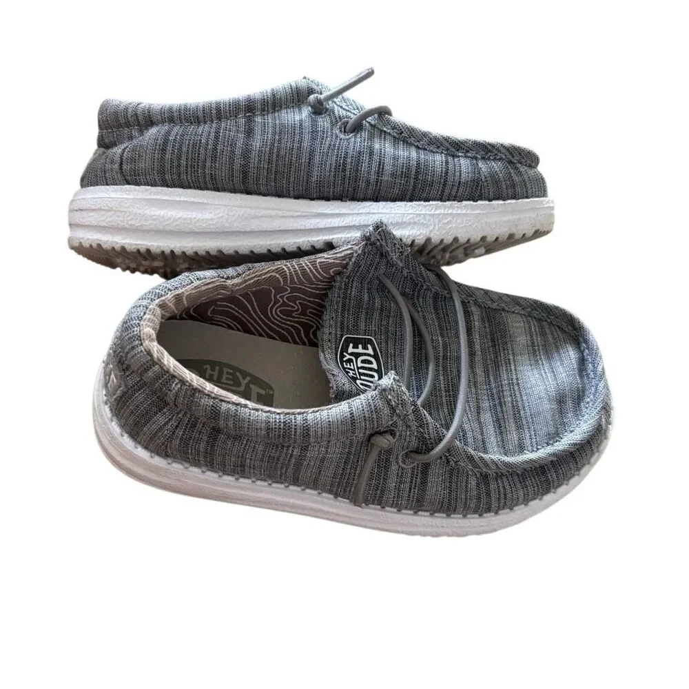 Hey Dude Wally Toddler Linen Size K9 Kids Shoes